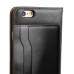 iPhone 6 6s 4.7 - Genuine Soft Sheep Leather Card Slots Stand Flip Protective Phone Cover Case - Yellow